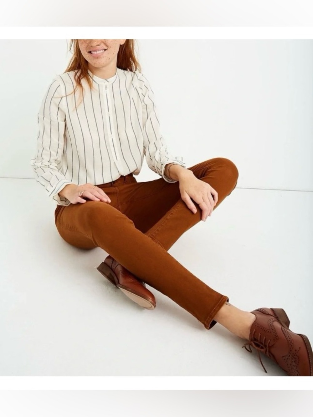 Madewell 9" Mid-Rise Skinny Jeans: Garment-Dyed Button-Front Edition Size 25